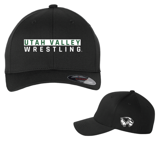 6277 Flexfit® Wooly Combed, Cotton Blend Cap Utah Valley Wrestling