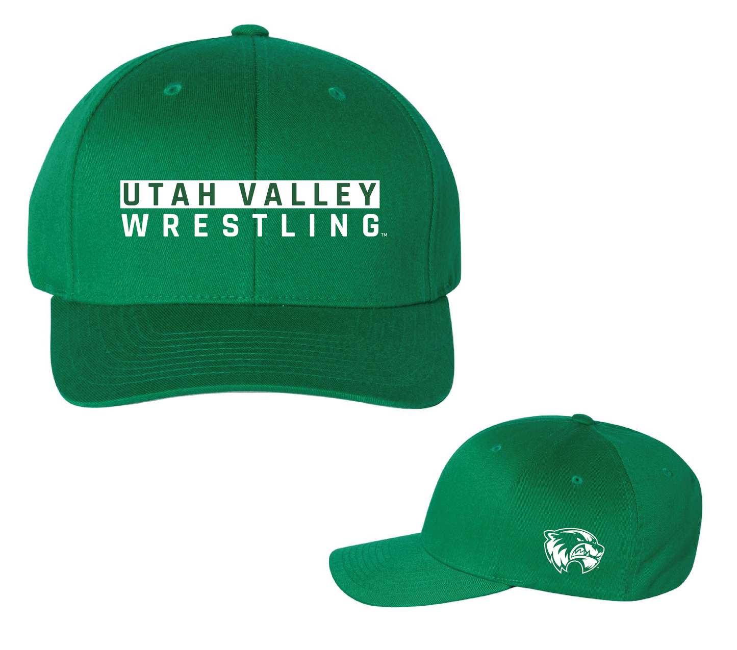 6277 Flexfit® Wooly Combed, Cotton Blend Cap Utah Valley Wrestling